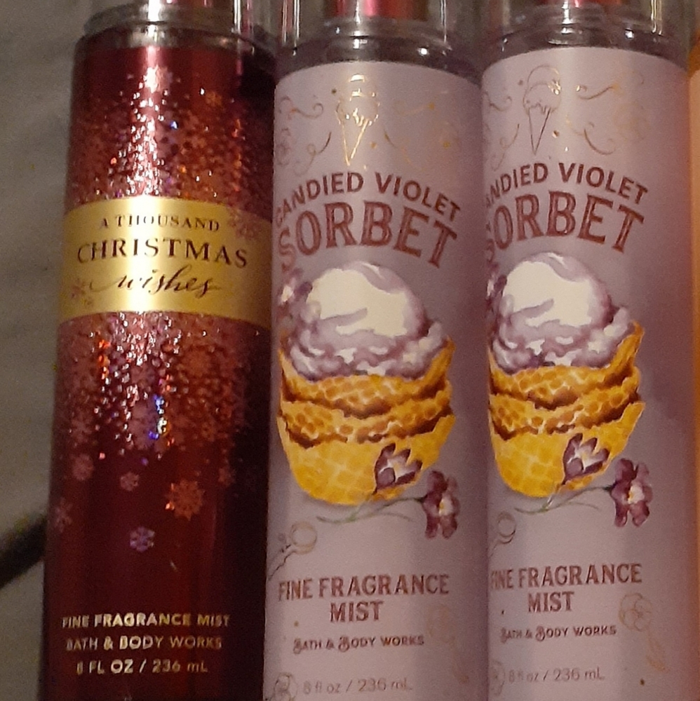 Bath and body works mist